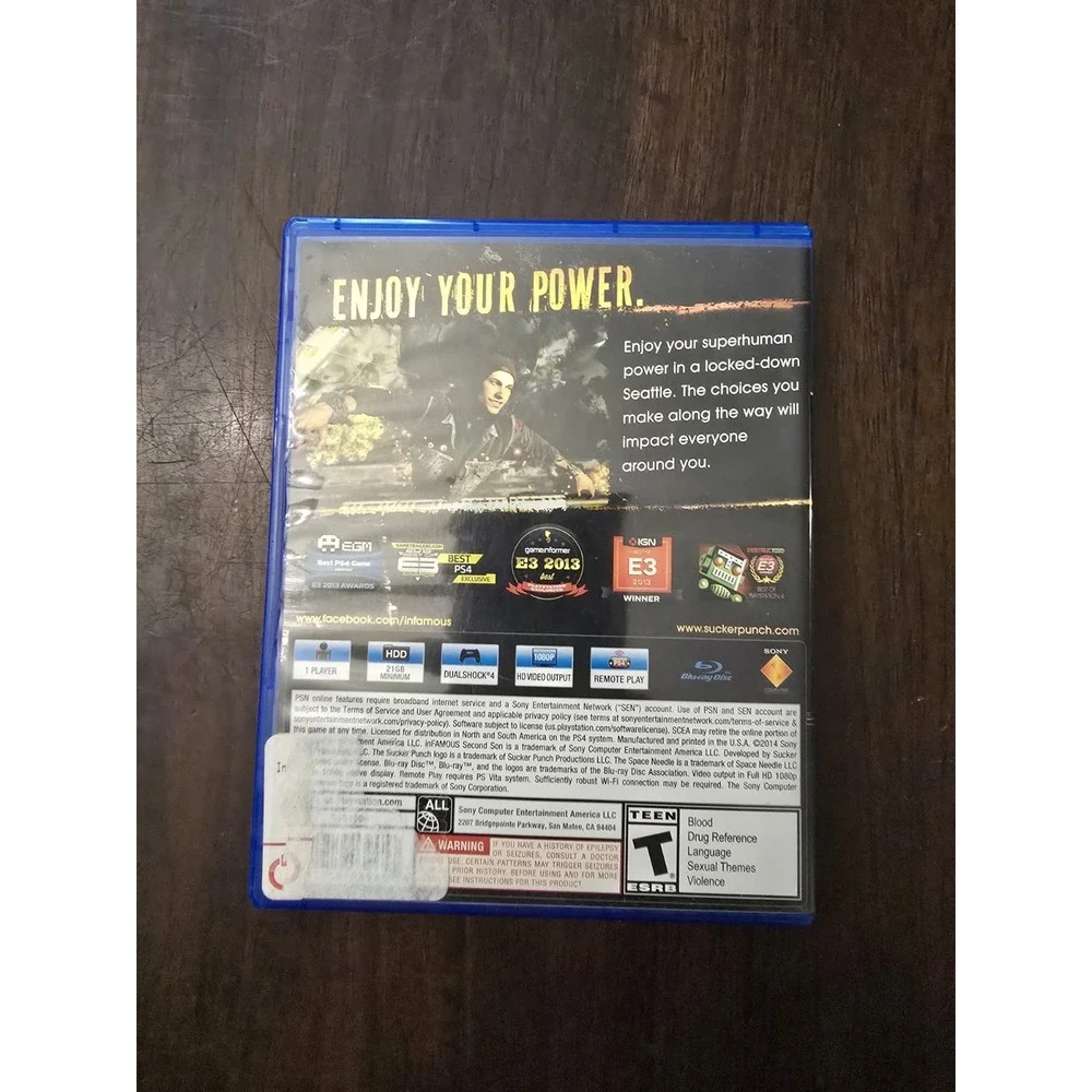 inFamous Second Son [ Limited Edition ] (PS4) USED